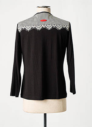 Jachete casual guler rotund negru POUPÉE CHIC BY MERCEDES DE MIGUEL femeie