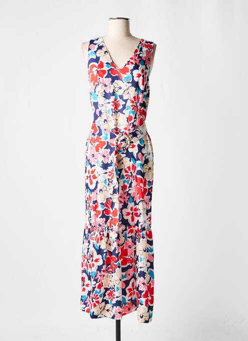 Rochie lungă albastru LEO & UGO femeie