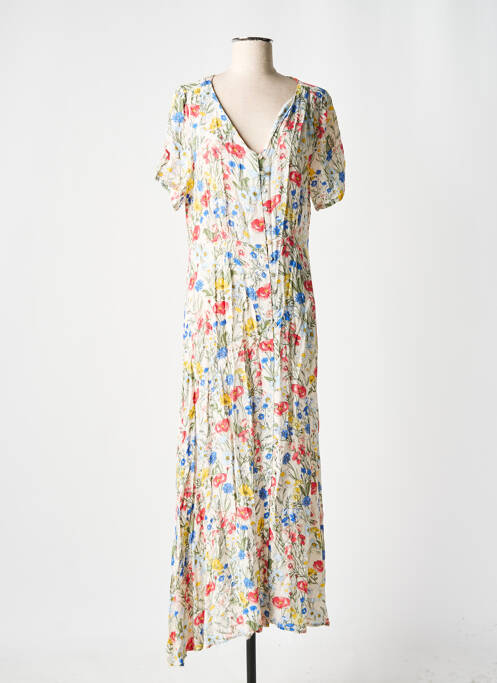 Rochie lungă alb LEO & UGO femeie