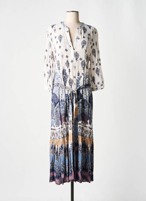 Rochie lungă albastru IVKO femeie