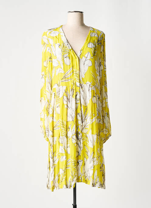 Rochie midi galben FROGBOX femeie