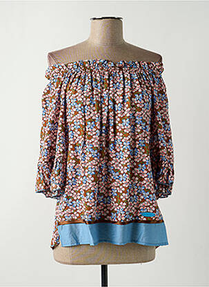 Bluză maro POUPEE CHIC femeie