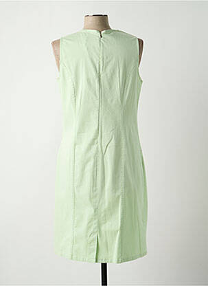 Rochie midi fără mâneci fără mâneci verde FRANCE RIVOIRE femeie