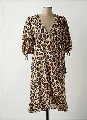 Rochie midi maro FABIENNE CHAPOT femeie