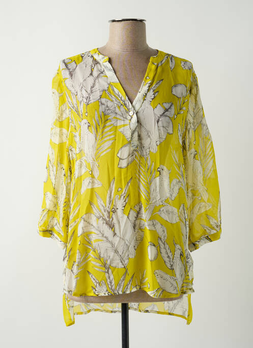 Tunică mâneci lungi galben FROGBOX femeie