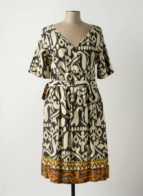 Rochie midi bej ORTO BOTANICO femeie