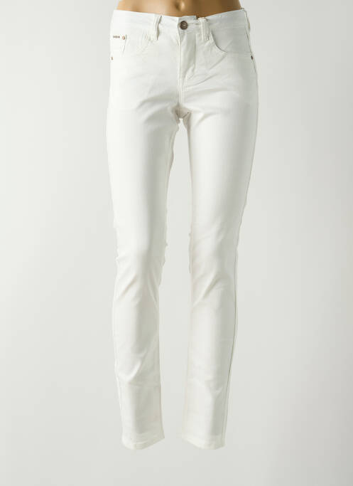 Pantalon slim alb CREAM femeie