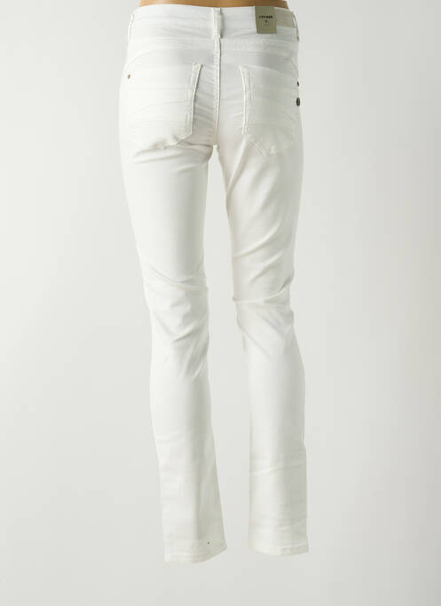 Pantalon slim alb CREAM femeie