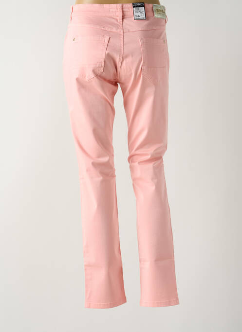 Pantalon slim roz ZERRES femeie