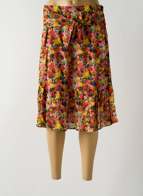 Fustă midi galben FROGBOX femeie