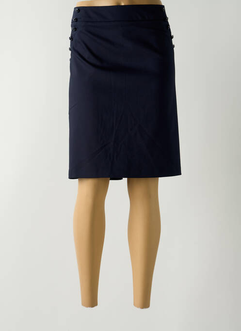 Fustă midi albastru EVA KAYAN femeie