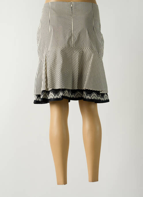 Fustă midi negru POUPEE CHIC femeie