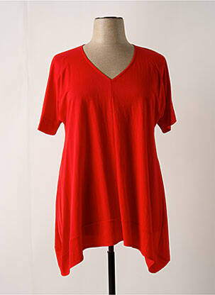 Tunică mâneci scurte roșu FA CONCEPT femeie