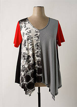 Tunică mâneci scurte negru FA CONCEPT femeie