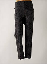 Pantalon slim talie elastică mărime normală gri FRANCK ANNA femme