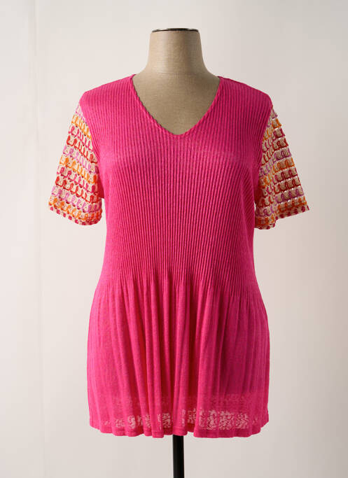 Rochie scurtă roz FRANCK ANNA femeie