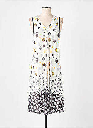 Rochie de plajă alb PASTUNETTE femeie