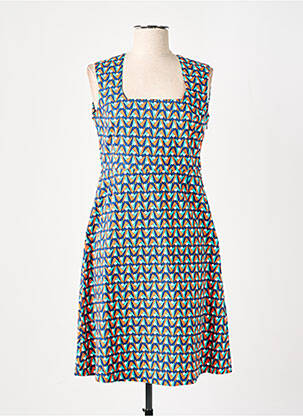 Rochie midi albastru PRINCESSE NOMADE femeie