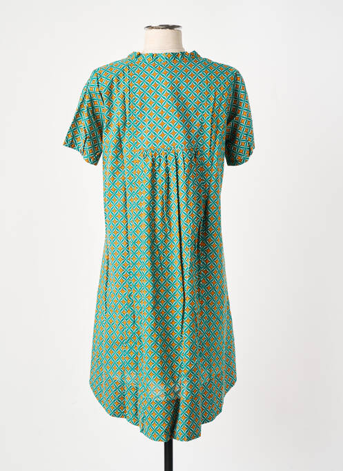 Tunică mâneci scurte verde LALITA femeie