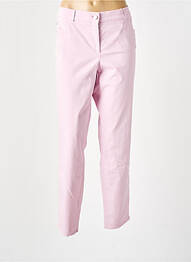 Pantalon drept închidere cu fermoar sub clapetă cu nasturi violet GERRY WEBER femme
