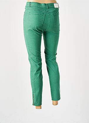 Pantalon drept închidere cu fermoar sub clapetă cu nasturi verde GERRY WEBER femeie