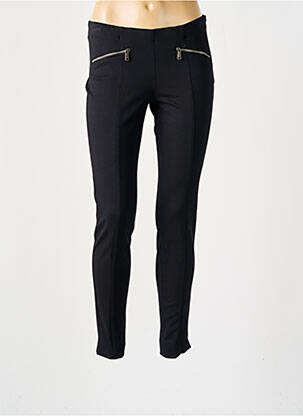 Pantalon slim talie elastică negru BARBARA LEBEK femeie