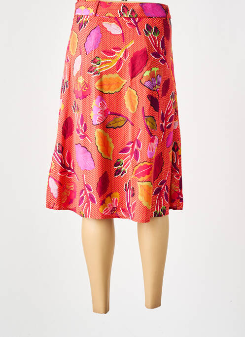 Fustă midi roșu SURKANA femeie