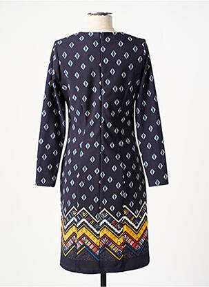 Rochie midi mâneci lungi mâneci lungi albastru FRANCE RIVOIRE femeie
