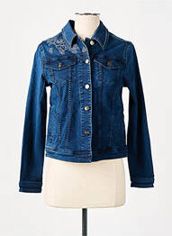 Jachete casual buzunare albastru MERI & ESCA femme