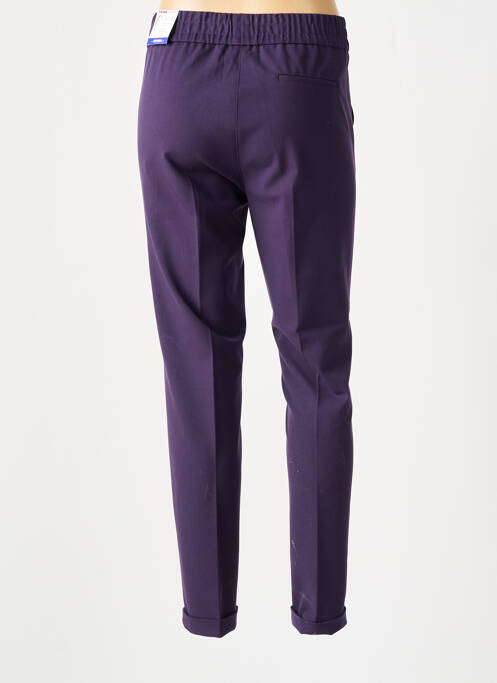 Pantalon drept violet FRANK WALDER femeie