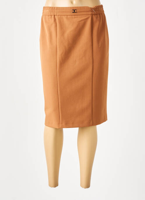 Fustă midi maro FRANK WALDER femeie