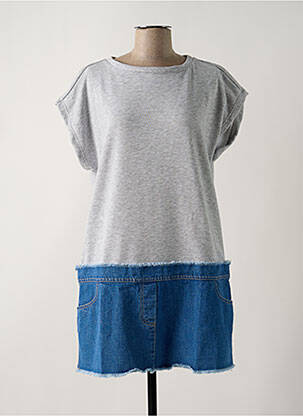 Rochie scurtă gri PLEASE femeie