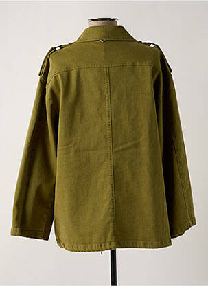Jachete casual croială dreaptă verde PLEASE femeie