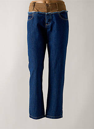 Blugi cu croială dreaptă albastru PLEASE femeie