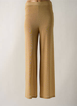 Pantalon drept elasticitate mărime normală maro PLEASE femeie