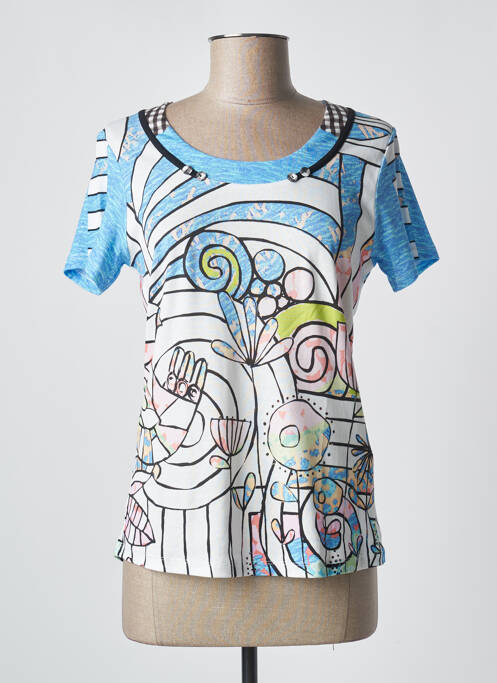 Tricou albastru KALISSON femeie