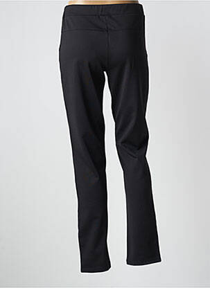 Pantalon slim talie elastică mărime normală negru UNICA PLUS femeie
