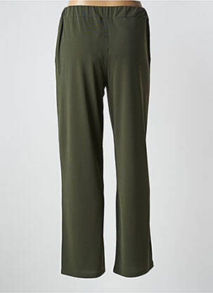Pantalon drept elasticitate mărime normală verde UNICA PLUS femeie