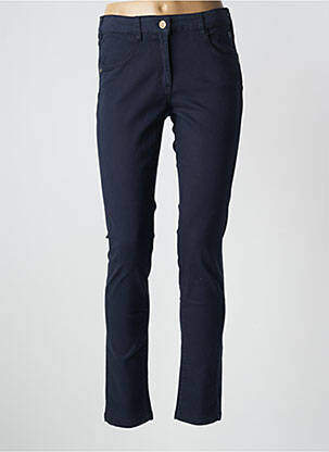Pantalon slim elasticitate mărime normală albastru ELLE EST OU LA MER femeie