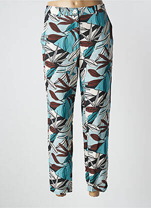 Pantalon drept albastru PAZ TORRAS femeie