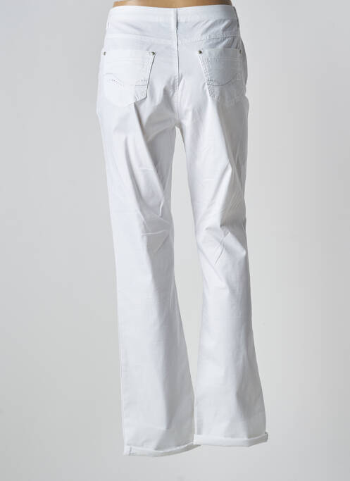 Blugi cu croială dreaptă alb YOULINE femeie
