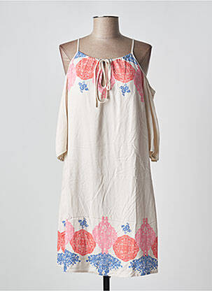 Rochie midi bej VERO MODA femeie