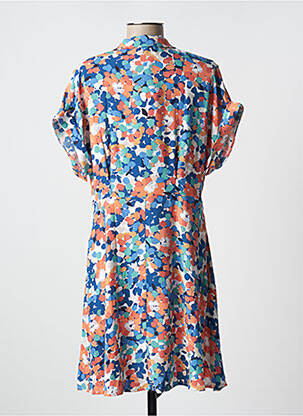 Rochie scurtă croială fluidă mâneci scurte albastru MOLLY BRACKEN femeie