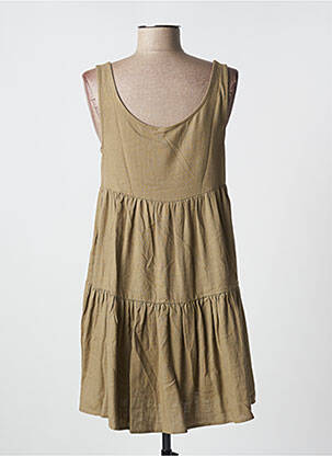 Rochie scurtă fără mâneci fără mâneci maro MOLLY BRACKEN femeie