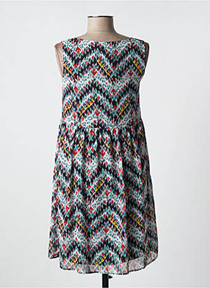 Rochie midi croială fluidă fără mâneci negru LPB femeie