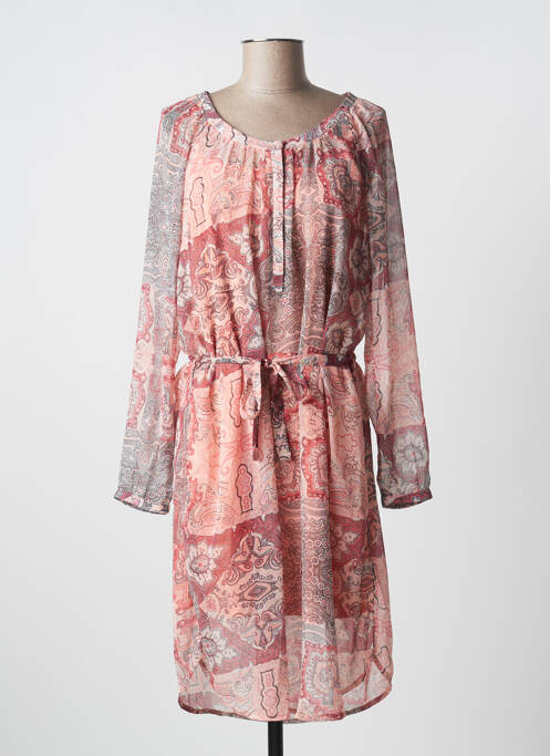 Rochie midi roz FRANSA femeie