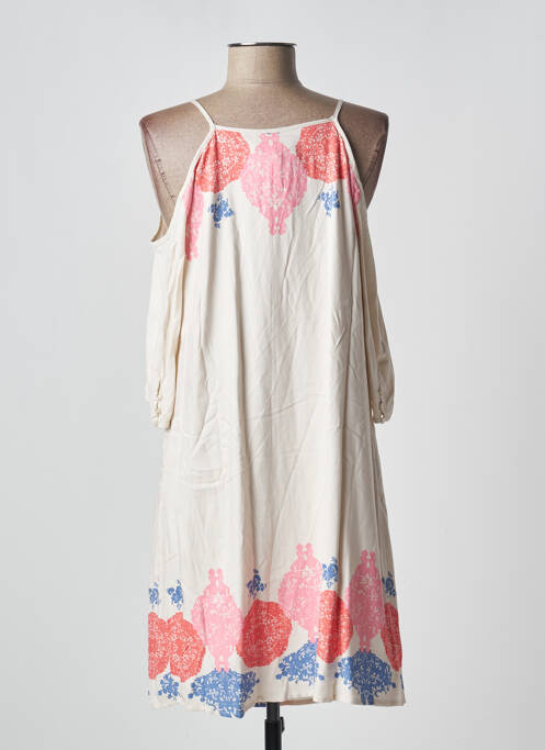 Rochie midi bej VERO MODA femeie