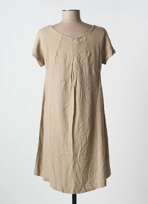 Rochie scurtă bej PAKO LITTO femeie