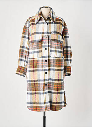 Palton lung maro LILI SIDONIO femeie