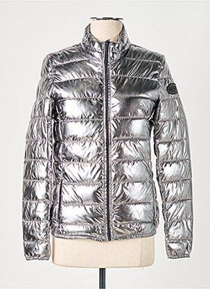 Geacă matlasată argintiu VON DUTCH femeie